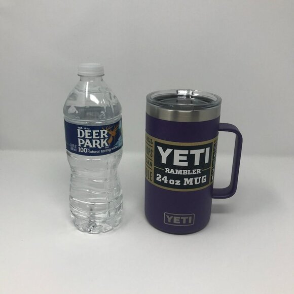 Limited Edition YETI Peak Purple Rambler 24oz Mug with Standard Lid Medium - Picture 2 of 7